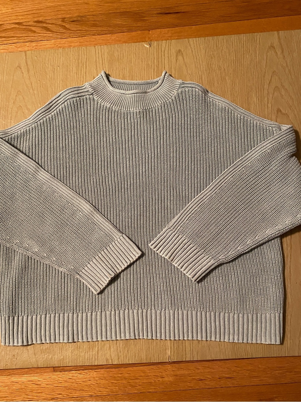 Haven Well Within Women’s Organic Cotton Shaker Stitch Roll Neck Sweater